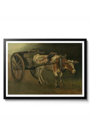 Kağıt Poster Vincent Van Gogh Oxcart 1884