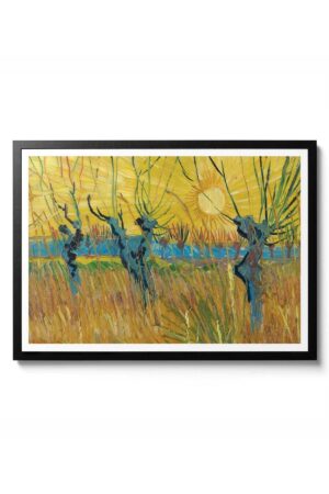 Kağıt Poster Vincent Van Gogh Pollard Willows At Sunset
