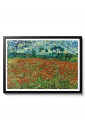 Kağıt Poster Vincent Van Gogh Poppy Field 1890