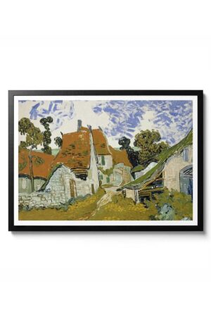 Kağıt Poster Vincent Van Gogh Street In Auvers Sur Oise