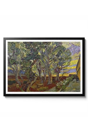 Kağıt Poster Vincent Van Gogh The Garden Of The Asylum