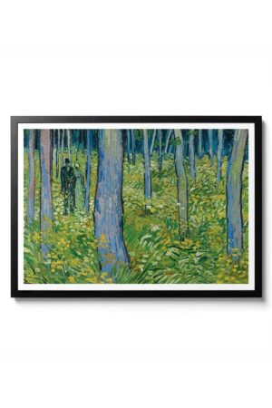 Kağıt Poster Vincent Van Gogh Undergrowth With Two Figures
