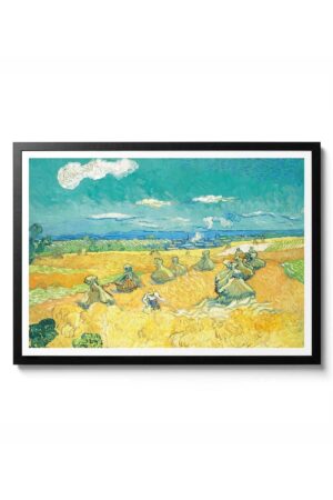 Kağıt Poster Vincent Van Gogh Wheat Fields With Reaper