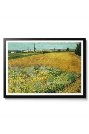 Kağıt Poster Vincent Van Gogh Wheatfield 1888