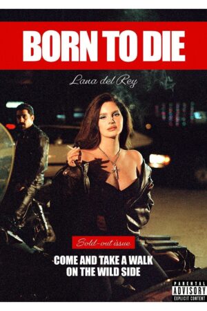 Kağıt Poster Lana Del Rey Kuşe Kalın