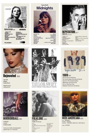 Poster Taylor Swift Polaroid Albüm Seti 8 Adet 10x15cm