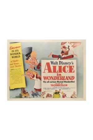 Kağıt Poster Alice in wonderland Alice Harikalar Diyarında