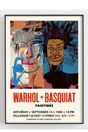 Kağıt Poster - Jean Michel Andy Warhol