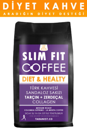 Slim Fit Coffee - Zerdeçal Tarçın Türk Kahvesi- Sandaloz Sakızı Kolajen 150 gr