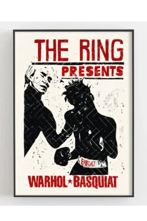 Kağıt Poster - Jean Michel Andy Warhol Bananas