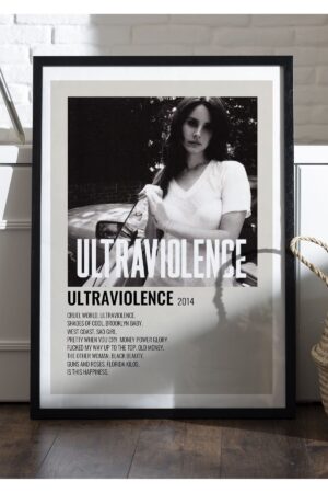 Poster Lana Del Rey Ultraviolence Kuşe Kalın
