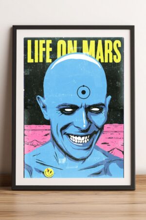 Poster Life On Mars David Bowie Kuşe Kalın