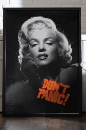 Poster Marilyn Monroe Kuşe Kalın