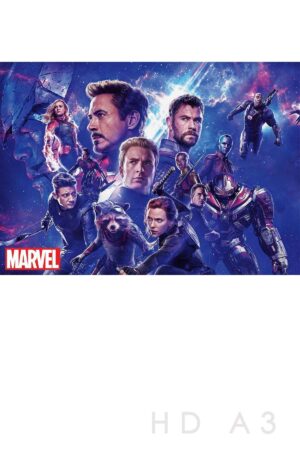 Poster Marvel Avengers Kuşe Kalın