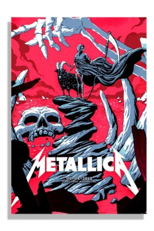 Poster Metallica Rock Metal Kuşe Kalın