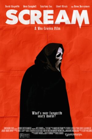 Poster Scream Çığlık Film I Kuşe Kalın