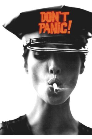 Poster Sigara Içen Kadın - Don't Panic Kuşe Kalın