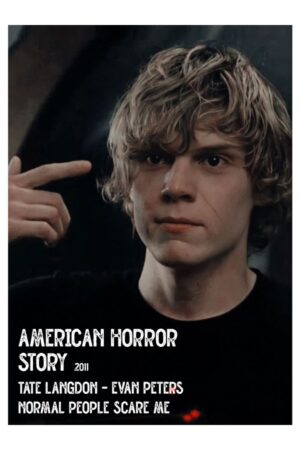 Poster Tate Langdon American Horror Story Kuşe Kalın