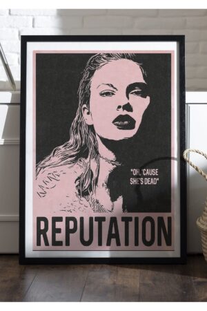 Poster Taylor Swift Kuşe Kalın