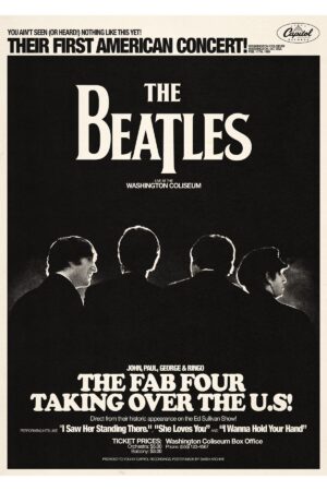 Poster The Beatles Kuşe Kalın