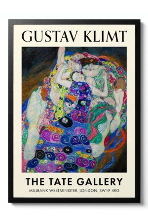 Poster The Maiden - Gustav Klimt Kuşe Kalın