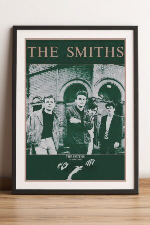 Poster The Smiths Deforme Stil Kuşe Kalın