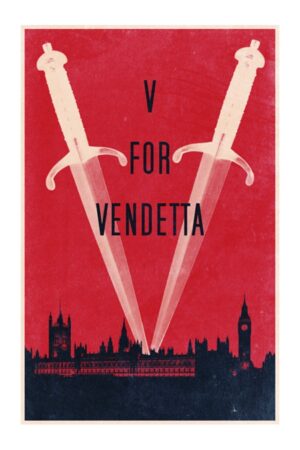 Poster V For Vandetta Kuşe Kalın