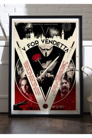 Poster V For Vandetta Kuşe Kalın