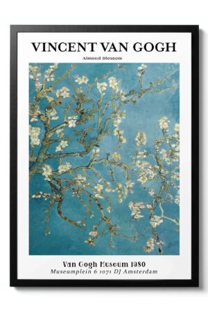 Poster Van Gogh Almond Blossom Badem Çiçeği Kuşe Kalın