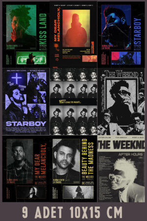 KARTPOSTAL   Poster The Weeknd After Hours Kuşe Kalın WEEKEND