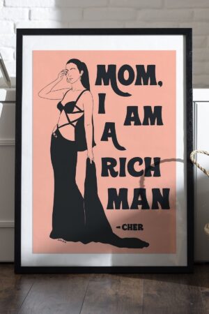 Poster Cher Rich Man Kuşe Kalın