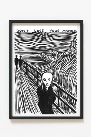 David Shrigley Kağıt Poster Illüstrasyon