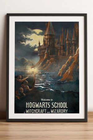 Kağıt Poster Hogwarts - Harry Potter Kuşe