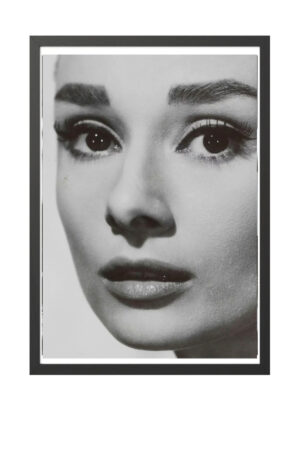 Poster - Audrey Hepburn Eyes - Elegant Feminine Kalın Kuşe Kağıt