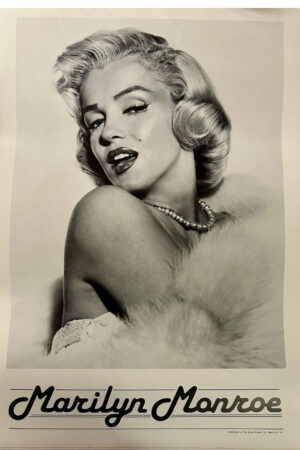 Poster - Marilyn Monroe Portrait - Feminine Power Manifest Kalın Kuşe Kağıt