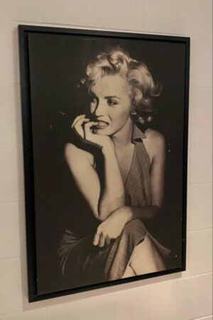 Poster - Marilyn Monroe Vintage Frame - Hollywood Aesthetic Kalın Kuşe Kağıt