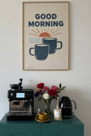 Poster - Good Morning Kahve Kupası - Sabah Motivasyonel