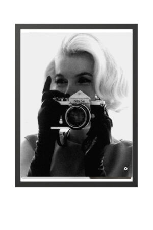 Poster - Marilyn Monroe Camera Shot - Vintage Photography Arzulanan Kadın Ve Bolluk Manifesti
