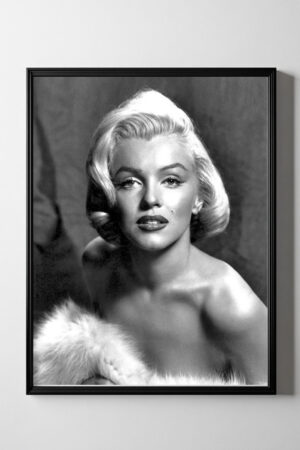 Poster - Marilyn Monroe Classic Portrait - Arzulanan Kadın Ve Bolluk Manifesti