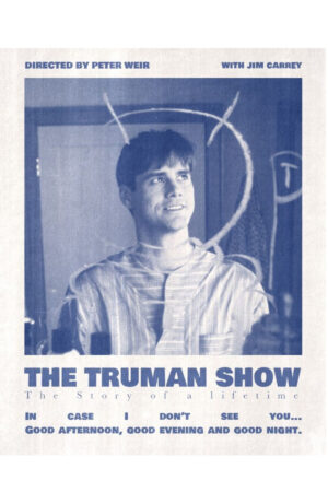 Poster - The Truman Show Jim Carrey - Directed by Peter Weir