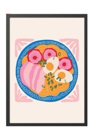 Kağıt Poster - Japon Noodle Mutfak Posteri