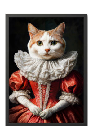 Kağıt Poster - Kedi Posteri Cat Kedzilla Kedi İllüstrasyonu Kediseverlere