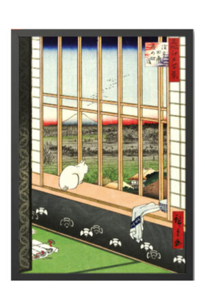 Kağıt Poster - Kedi Posteri Cat Kedzilla Kedi İllüstrasyonu Kediseverlere