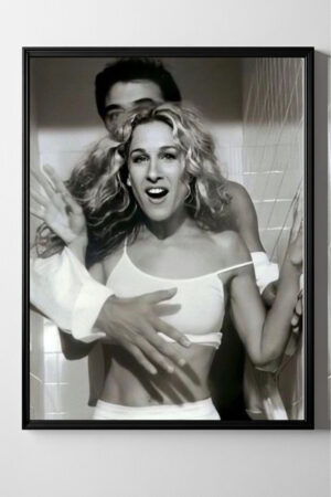 Kağıt Poster - Sex And The City Mr. Big and Carrie