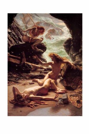Poster Edward Poynter Fırtına Perilerinin Mağarası