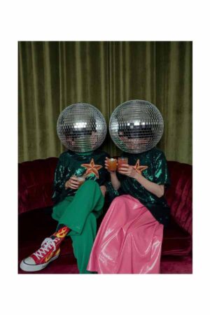 Poster Disko Head İkili Konsept Sanat Posteri