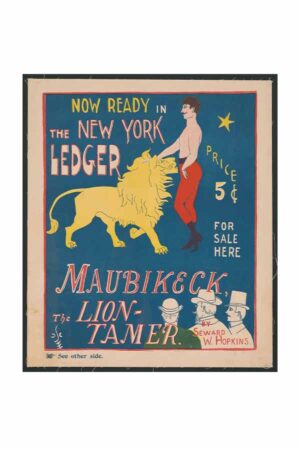 Poster New York Ledger Vintage Kapak Tasarımı