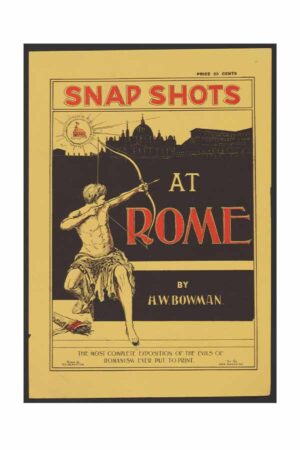 Poster Snap Shots At Rome Vintage Seyahat Afişi