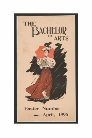 Poster The Bachelor Arts Vintage Tipografi Afiş