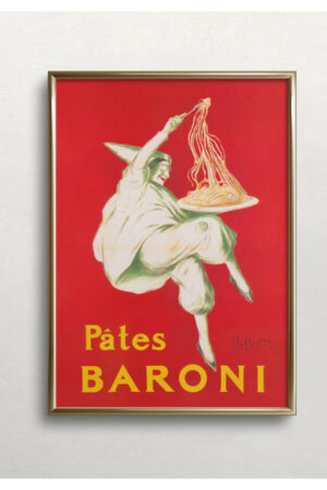 Poster - Art Nouveau Pates Baroni LeonettoCappiello - Vintage Duvar Posteri